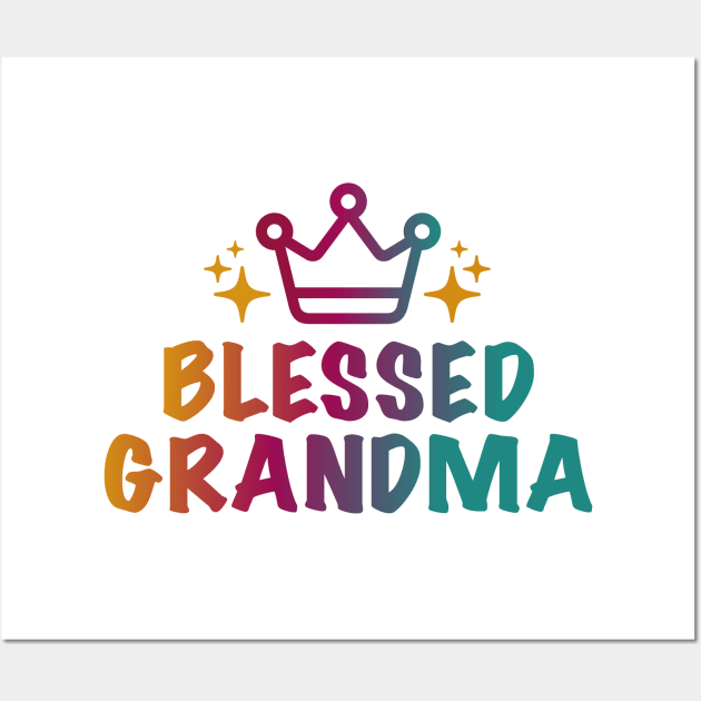 Blessed Grandma Wall Art by Introvert Home 